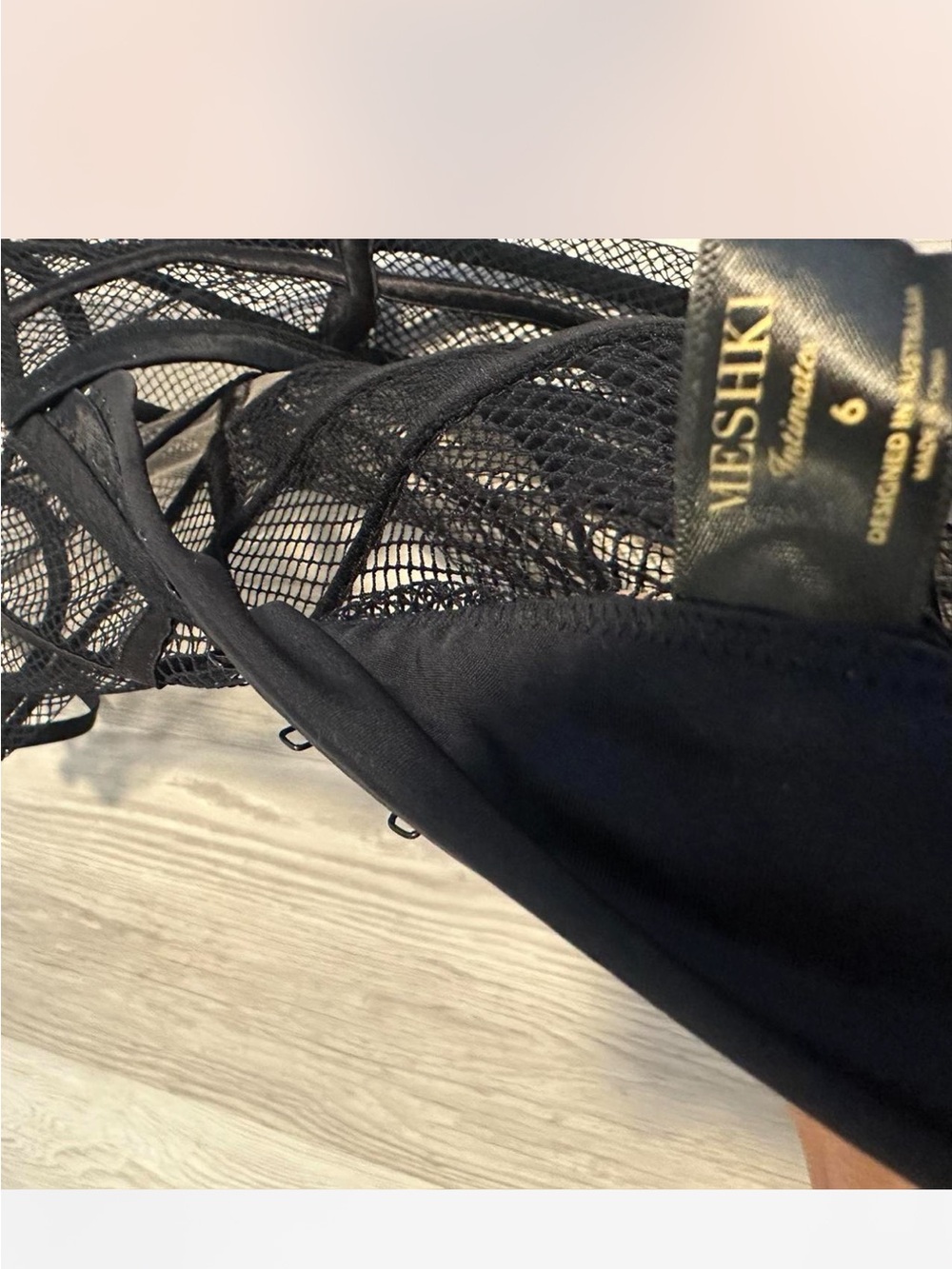 Meshki Black Mesh Corset Dress - Picture 3 of 3